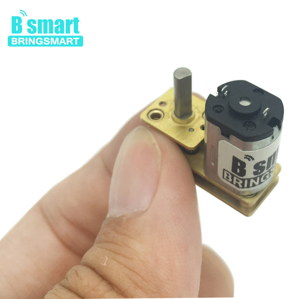 BringSmart JGA1024-N20 12v dc gear motor mini motor small gearbox Electric Motor for robot toy car electric engine