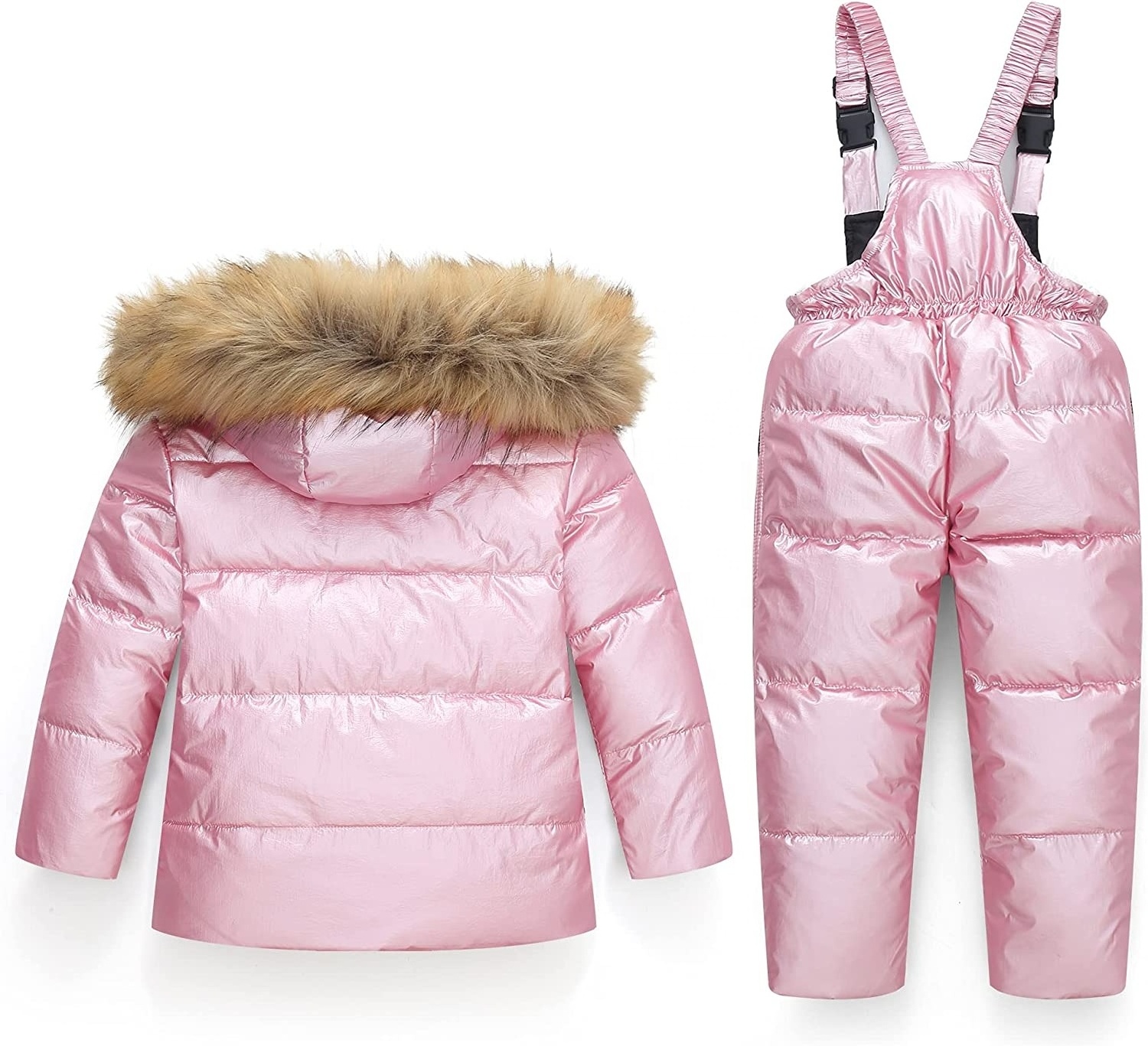 Newest design winter warm kids jacket waterproof jumpsuit ski snow suit for body girls