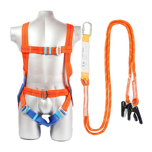 Australian riggers parachute type half full body safety harness with hook for roofing work at height