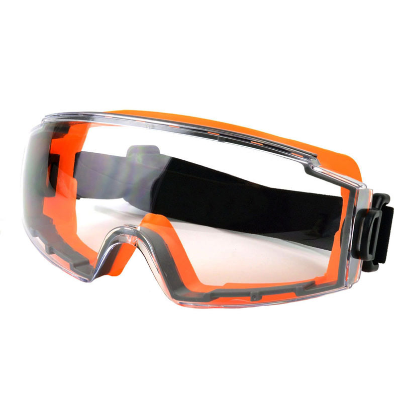 ANSI Z87 anti dust scratch fog transparent industrial eye safty work goggles protective eyewear safety glasses