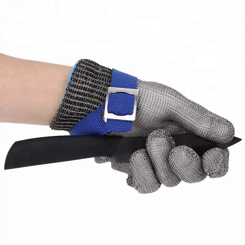 Hot sale mesh stainless steel butcher hand wire cut resistant  gloves safety Work Glove For Cutting meat