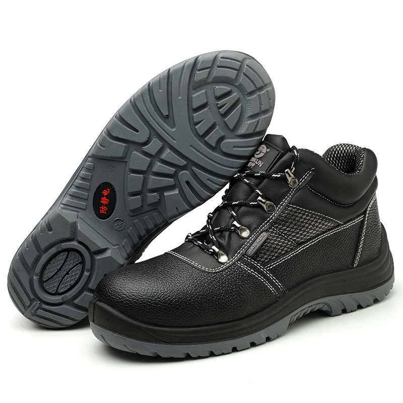 RTS Cheap price original protective construction men wide steel toe electrical insulation safety shoes work boots