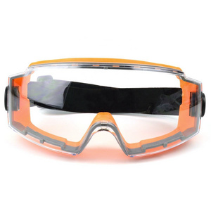 ANSI Z87 anti dust scratch fog transparent industrial eye safty work goggles protective eyewear safety glasses