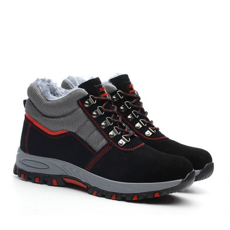 Lightweight Winter Warm Athletic Footwear Mens safety Boots Industrial Safety Shoes for winter