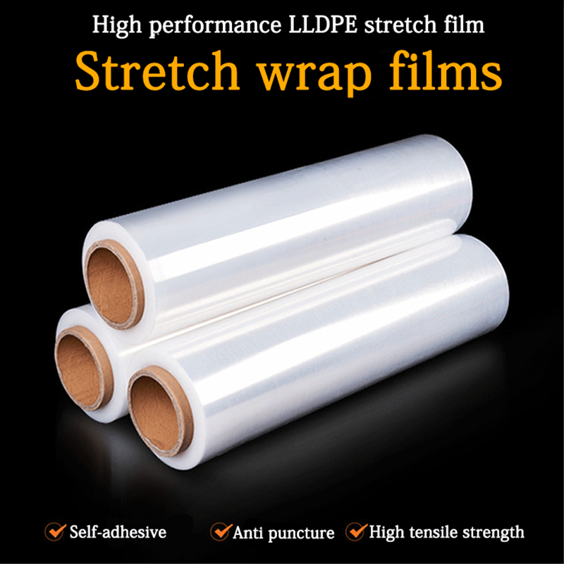 PE Stretch Film Assurance Best Wrap Roll Pallet for Packaging Stretch Film polyethylene films