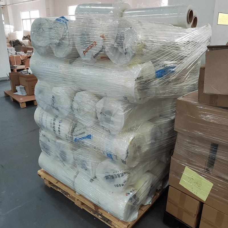 Stretch film pallet packing PE Wrap Film cheapest Roll plastic wrap rolls Stretch film