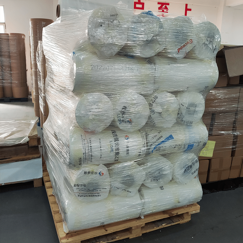 Stretch film pallet packing PE Wrap Film cheapest Roll plastic wrap rolls Stretch film