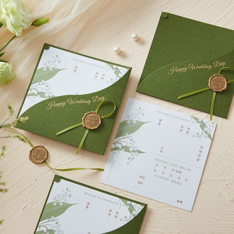 10pcs Music Business Invitations Luxury Booklet Invitation Card Nepali Wedding Invitation Cards