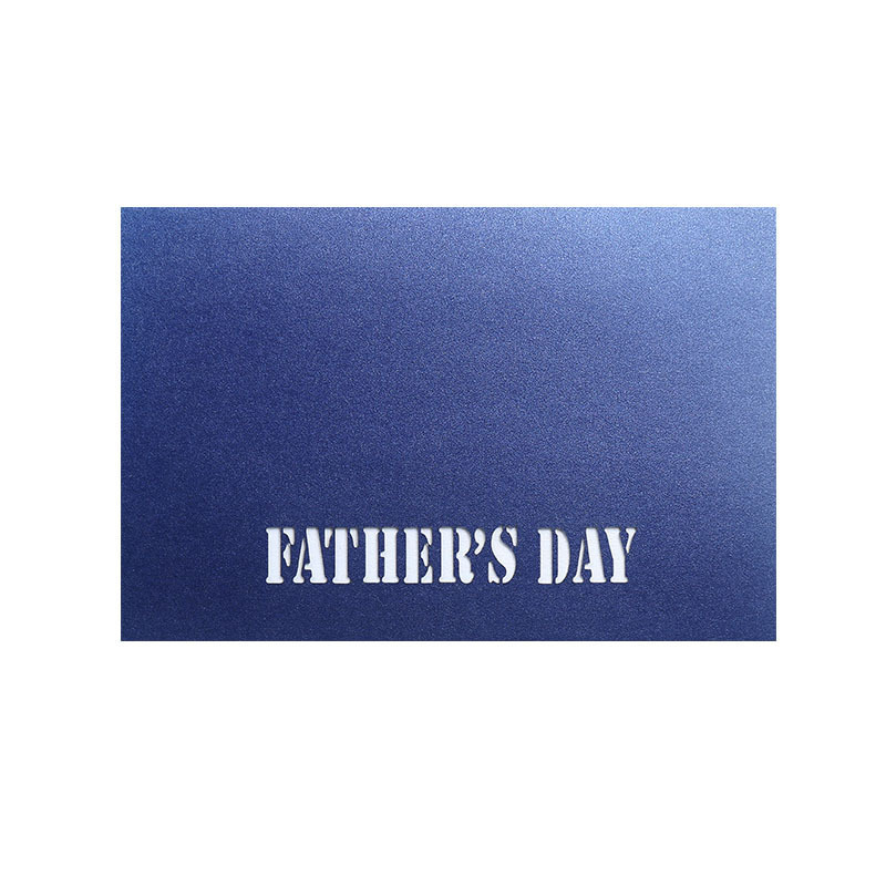 Laser small Pop Up Card 3d Fathers Day Greeting Card Best Dad Greeting Card For Father's Day Theme Party