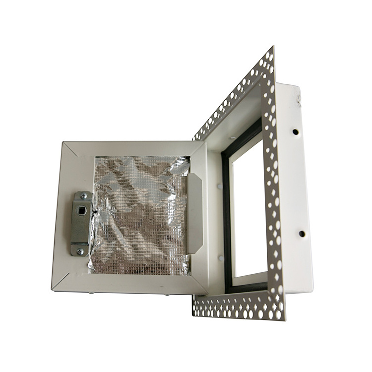 Square Shape Access Door Panel Baffle Ceiling Accessories Metal Steel Board Access Ceiling Panel