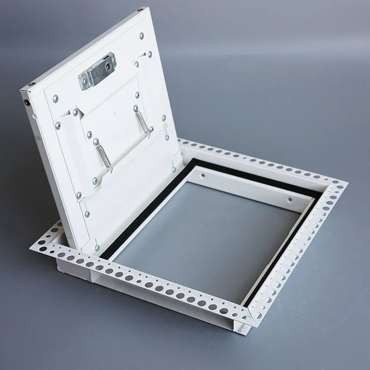 Factory Outlet Removable Standalone Hotel Wall Hidden Gypsum Fireproof Access Panel With Push Lock for Duct Work