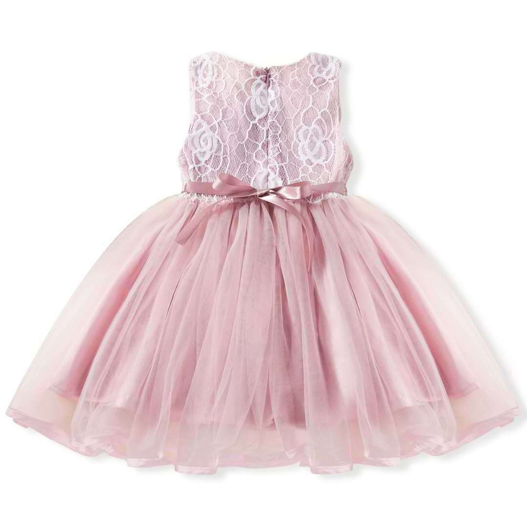 Hot Style Baby Girls Princess Lace Dress Clothes Tulle Lace Infant Party Birthday Ball Gown Dresses For Children's Clothing