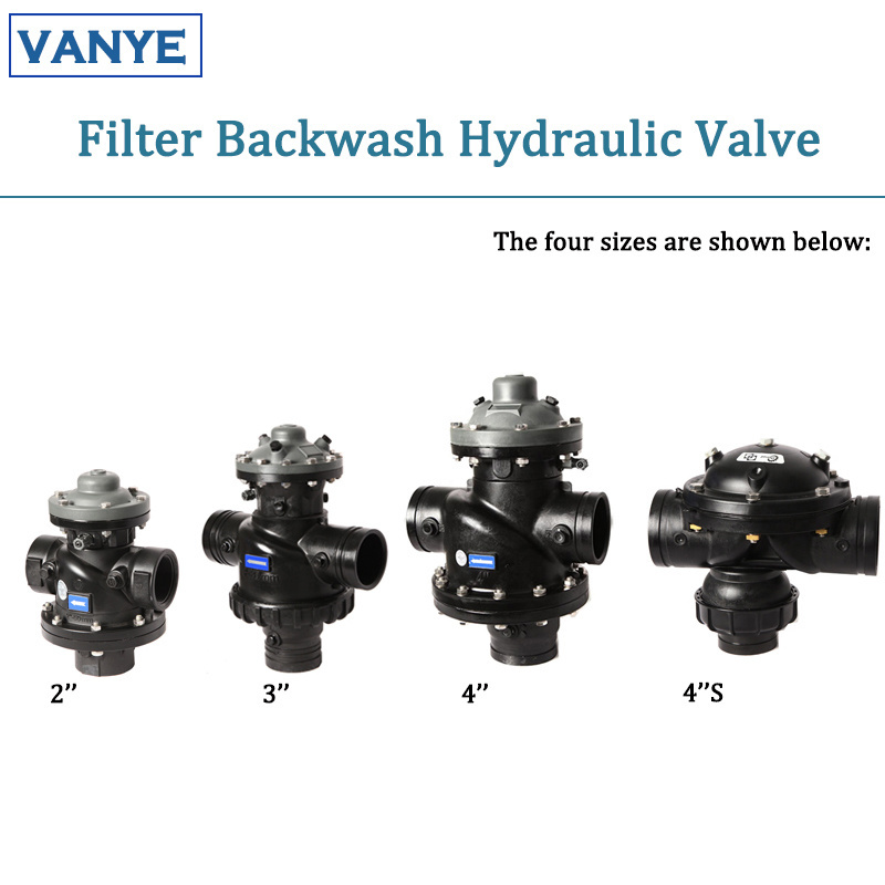 2 Inch Backwash Hydraulic Valve Drip Irrigation System Control Valve