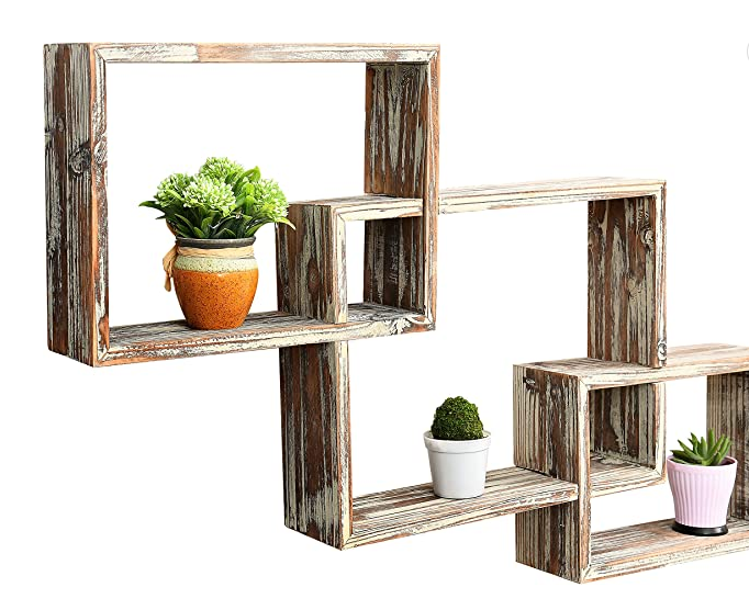 modern Wooden crafts Wall Mounted decorative Shelf Entryway storage Shelf Wall Bookshelf home decor organization shelf