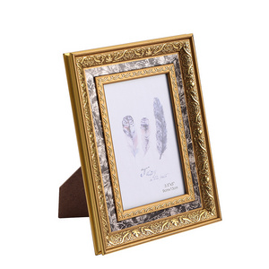 Custom Good Quality 5x7 Art Picture Frame Home Decor Gold Luxury Metal Photo Frame