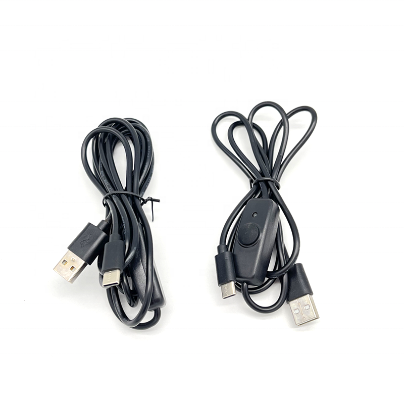 USB 2.0 A Male to Type C Power Cable With Switch ON/OFF Control for Led Light