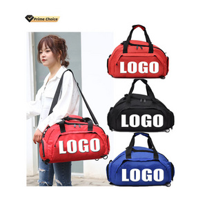 BSCI custom Women party Football for adults Duffel sports shoe boot ball soccer bag overnight gym bags with custom print bags