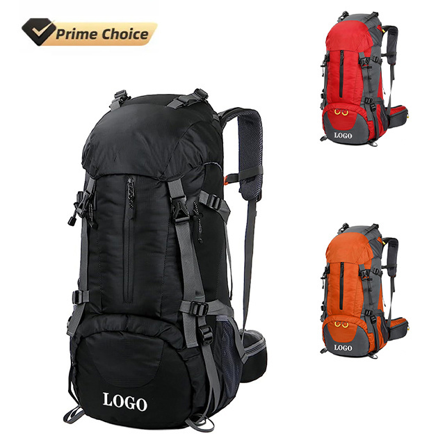 BSCI custom large capacity camping hiking mountain travel bags backpack 65l trekking bag backpack