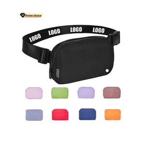 custom Wholesale sport nylon fanny pack crossbody  mini yoga lulu bag belt bag cross  custom fanny pack waist bag for women