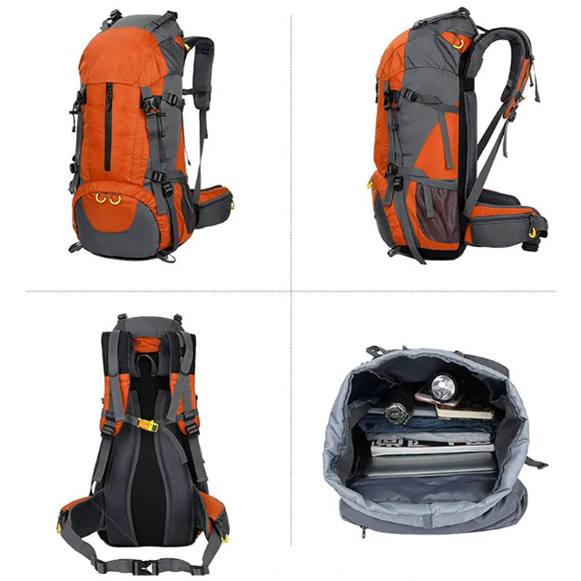 BSCI custom large capacity camping hiking mountain travel bags backpack 65l trekking bag backpack