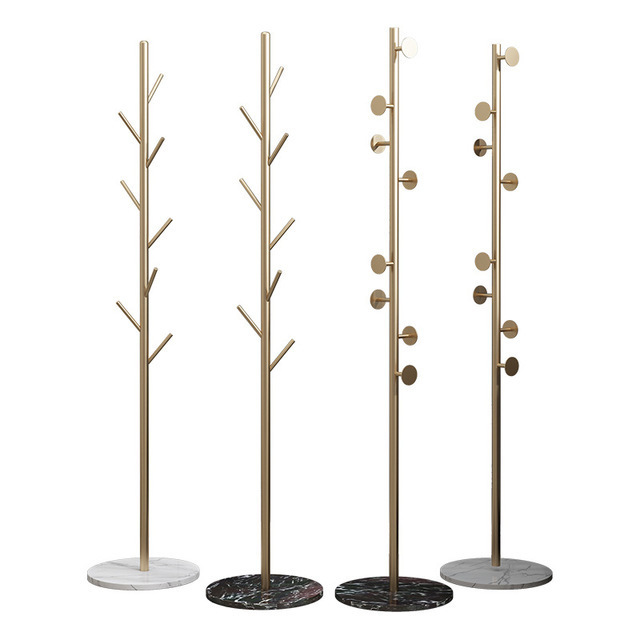 Fashionable Coat Rack with Marble Stand for Hat Bag