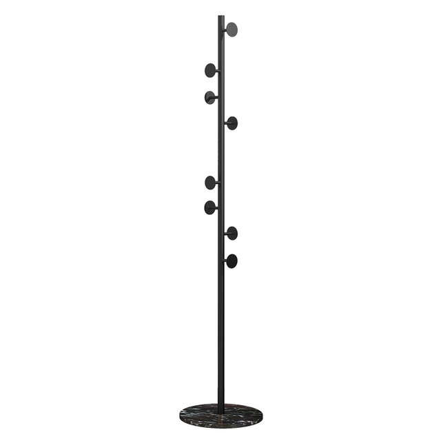 Fashionable Coat Rack with Marble Stand for Hat Bag