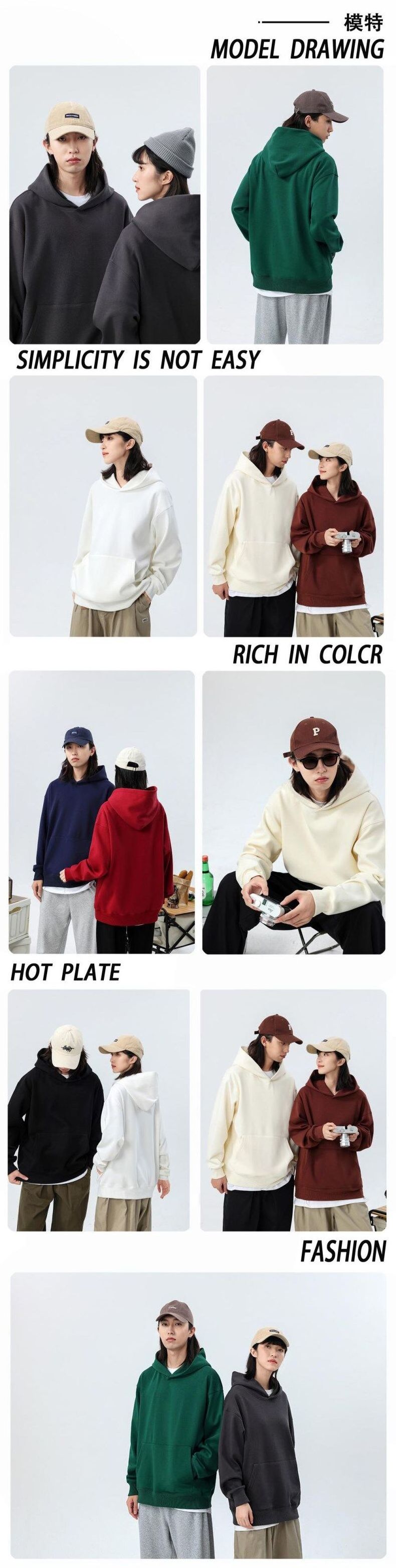 Polyester hoodie blank hotsell