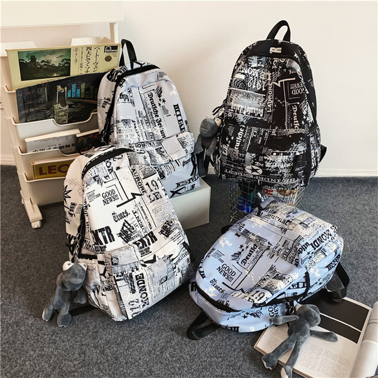 2023 boys backpack light student backpack bags multiple pockets daily use school travel for woman