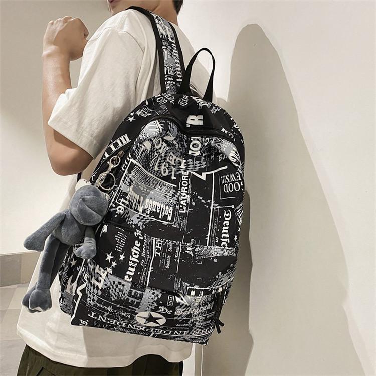 2023 boys backpack light student backpack bags multiple pockets daily use school travel for woman