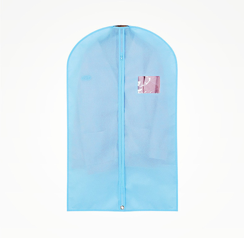 High Quality Foldable Non-Wowen Anti-dust Wedding Dress Gown Garment Bag Storage with Clear Zipped