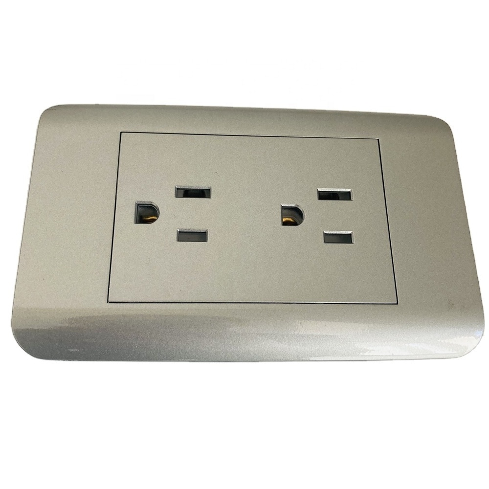 A6 SERIES  American General  Switch Socket US Standard PC Wall Light Electrical Sockets and Switches