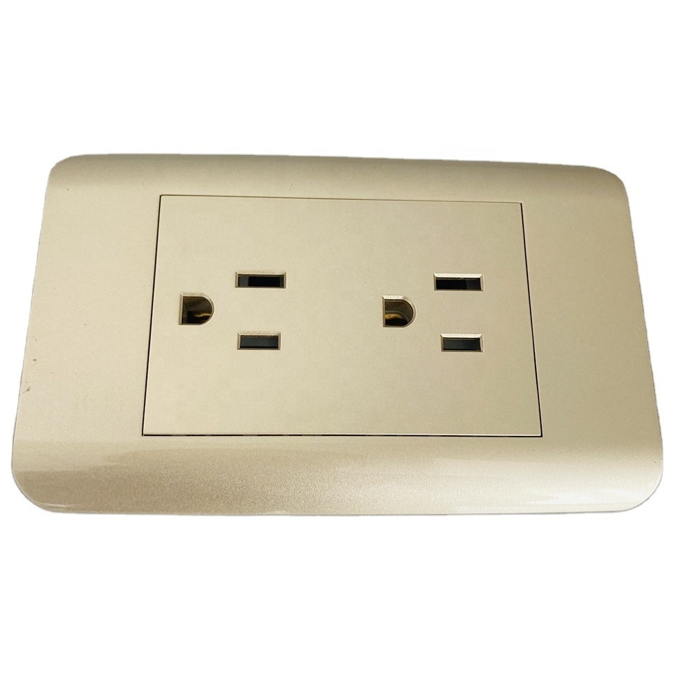 A6 SERIES  American General  Switch Socket US Standard PC Wall Light Electrical Sockets and Switches