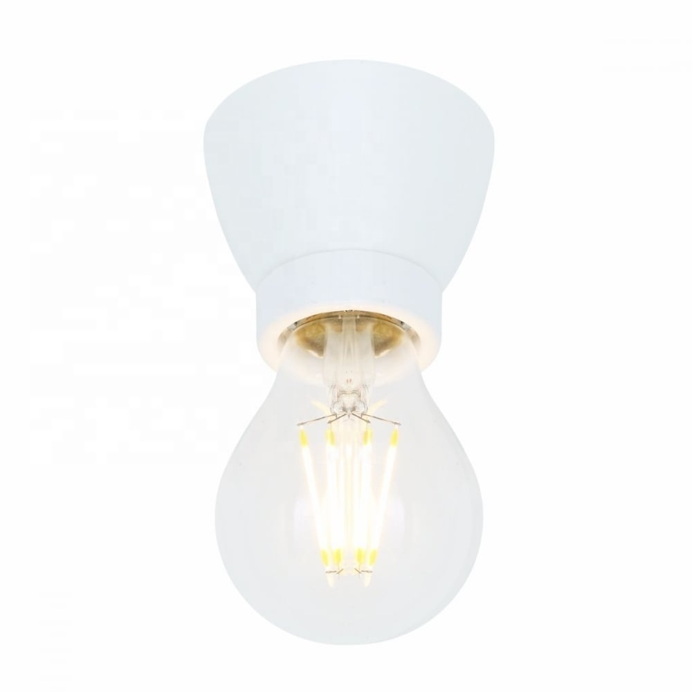 Retro Ceiling Wall Porcelain E27 Electric Edison Light Bulb Holder Vintage Lamp Socket Ceramic Lamp Holder