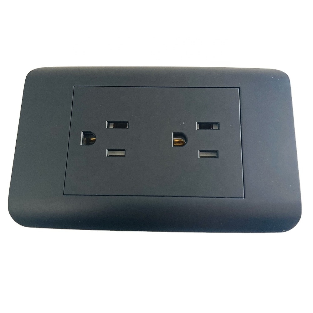 A6 SERIES  American General  Switch Socket US Standard PC Wall Light Electrical Sockets and Switches