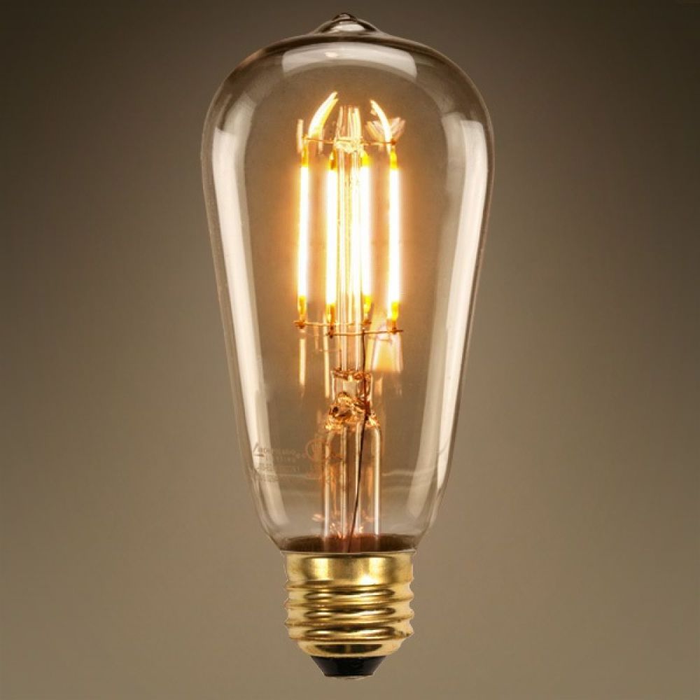 Edison bulbs e27 filament lamp creative transparent ST64 retro tungsten filament Amazon led bulb High-efficiency bulb