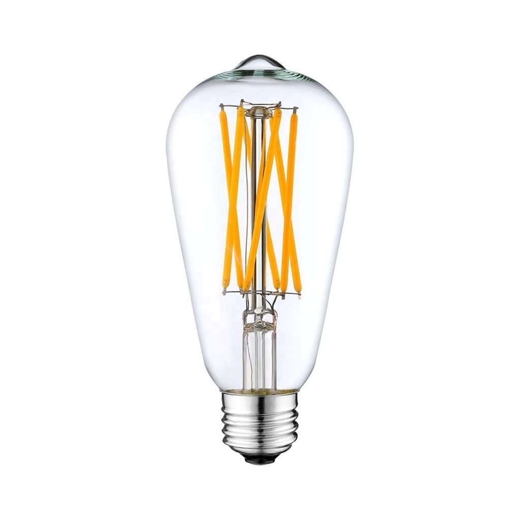 Edison bulbs e27 filament lamp creative transparent ST64 retro tungsten filament Amazon led bulb High-efficiency bulb