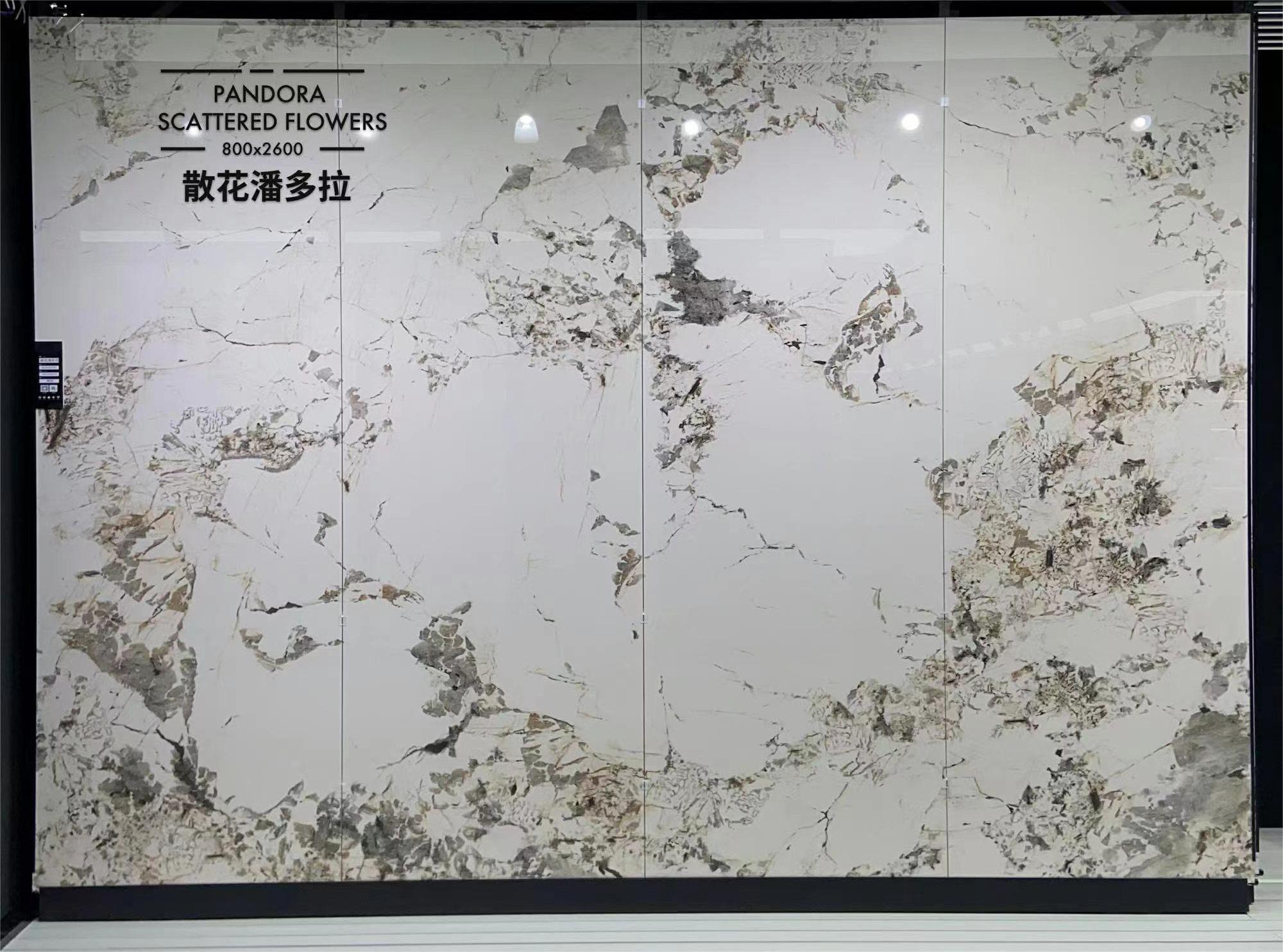 The best-selling luxury Caracata Luxury porcelain panel sintered stone tile for feature wall cladding background wall