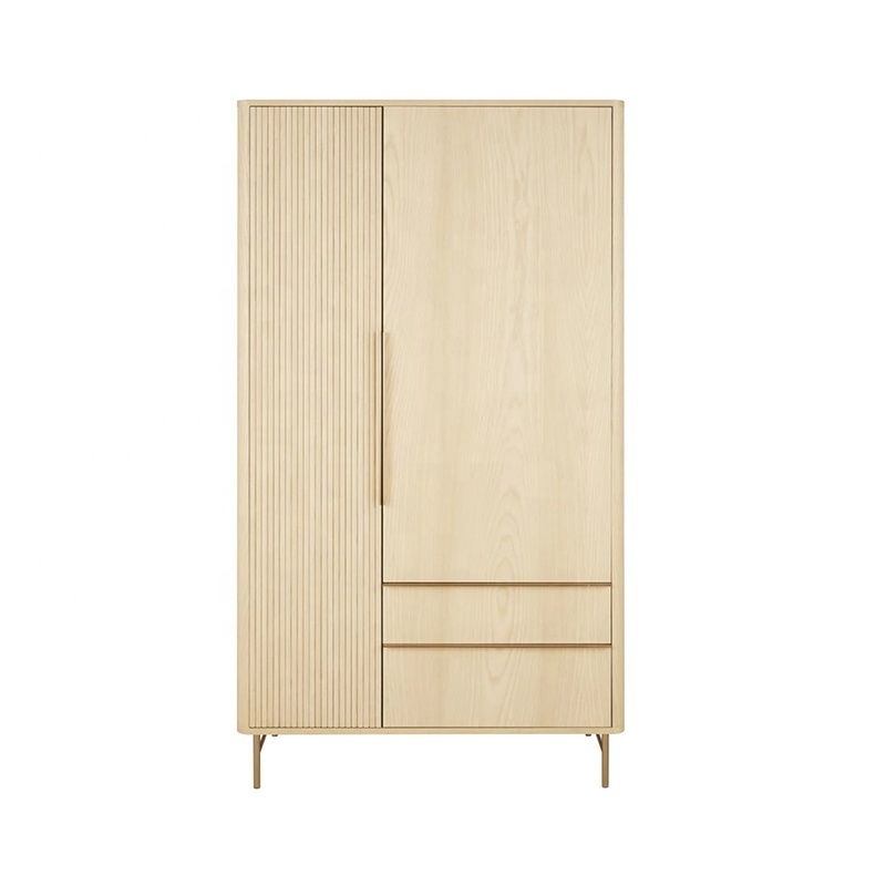 Wholesale Smart Two Doors Wardrobe Designs Bedroom Modern Furniture Custom Wardrobe