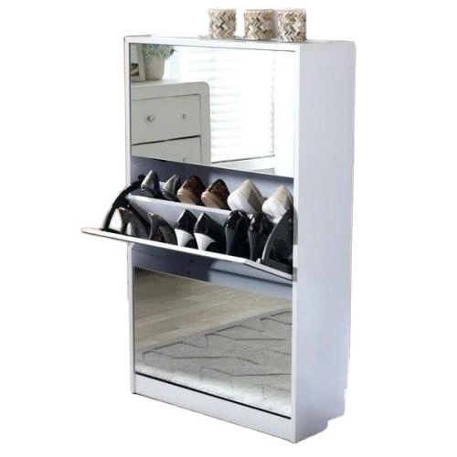 Best shoe cabinets wood shoe cabinet with mirror storage shoe rack for living room