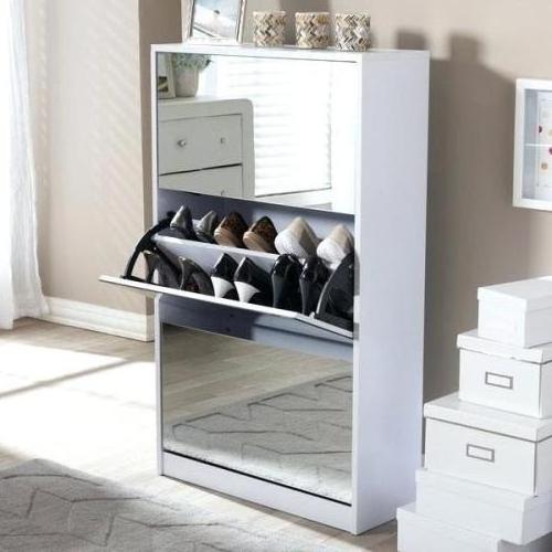 Best shoe cabinets wood shoe cabinet with mirror storage shoe rack for living room