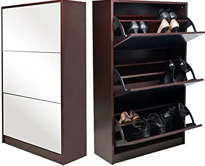 Best shoe cabinets wood shoe cabinet with mirror storage shoe rack for living room