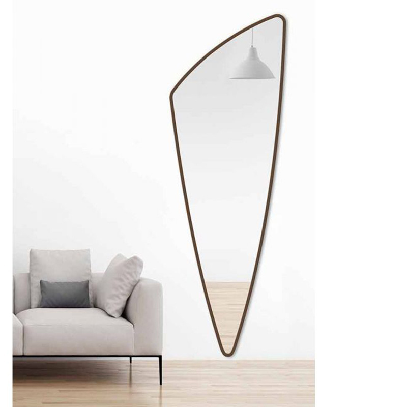 Modern Teardrop Shaped Wall Decor Mirror 5mm Aluminum Wood Iron Frame Gold Metal Living Bedroom Bathroom High Elegant Dressing