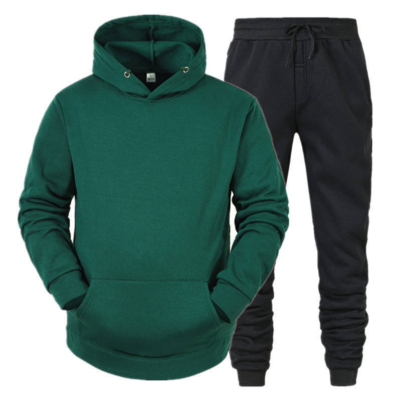 Manufacturer Hoodie Set Men Sweatpants Sets Men Jogger Sweatsuit Plain Sweat Suits Tracksuits for men BestSuppliers