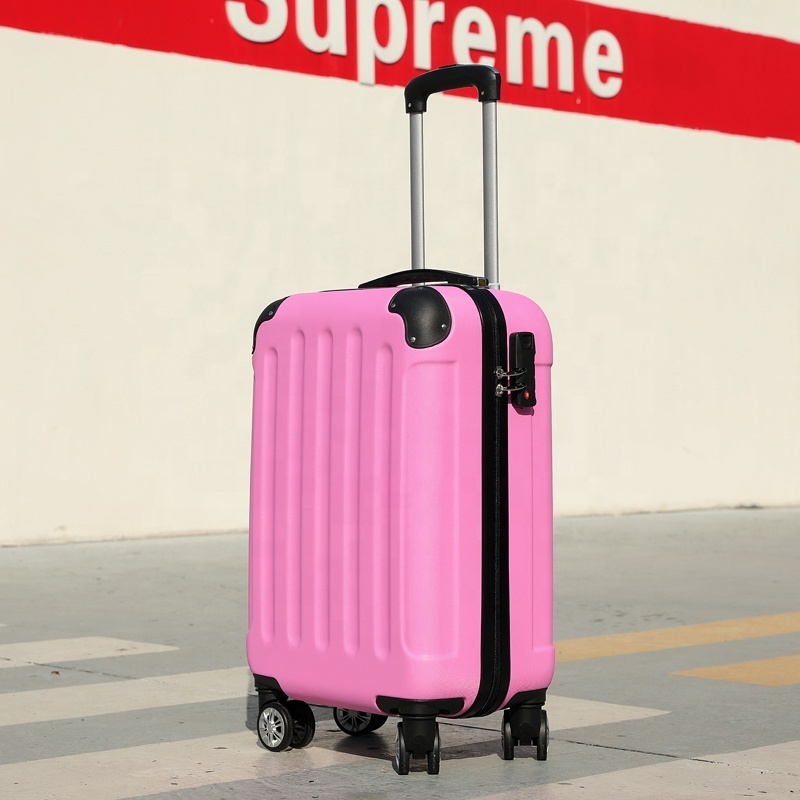 New Arrival Customized luggage set with Universal wheels  travel bags  trolley case   ABS Suitcase travel case