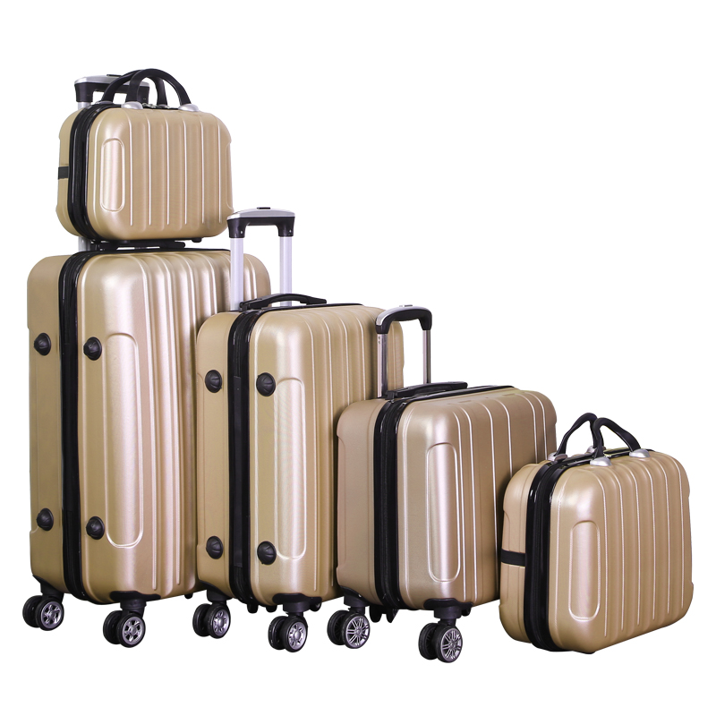 Hot sale Wholesale new design luggage set  with Large capacity Abs travel bags luggage Password lock suitcase sets