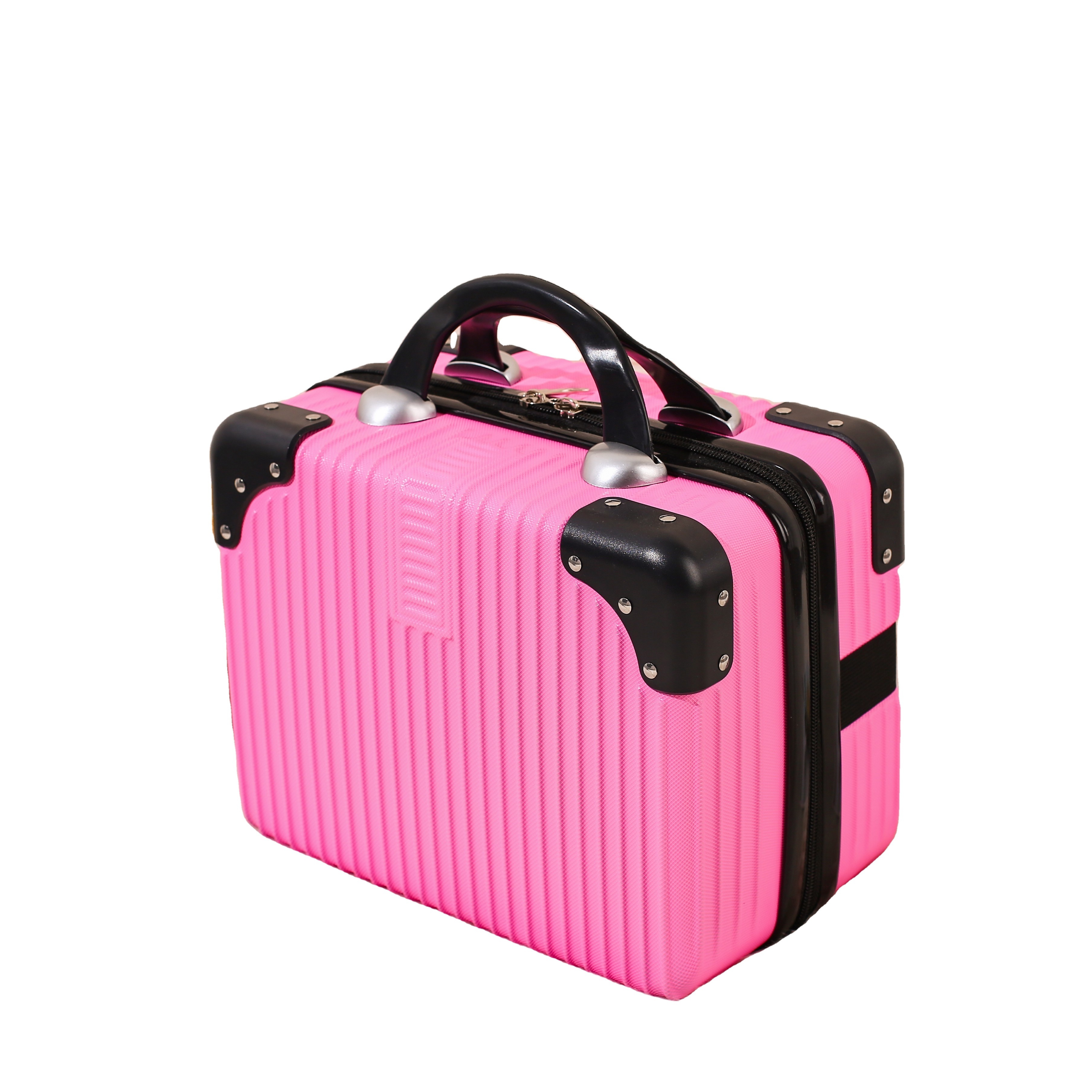 Korean style Handle 14 inch cosmetic trolley case luggage bags cases trolley suitcase make up luggage trolley case