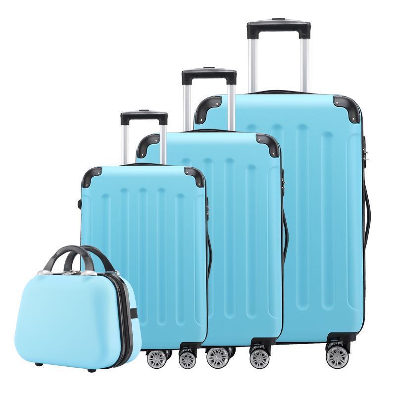 New Arrival Customized luggage set with Universal wheels  travel bags  trolley case   ABS Suitcase travel case