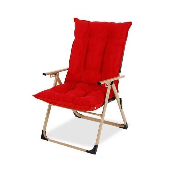 Heavy Duty Compact Folding Chair Recliner with Cushion