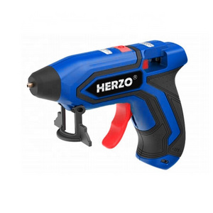 HERZO Portable 3.7V Battery Li-ion Mini Cordless Hot Melt Glue Gun With Glue Sticks