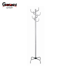 clothes tree hanger corner metal standing coat rack